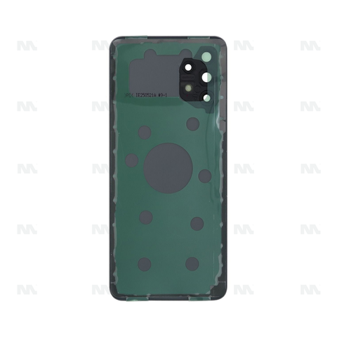 Vitre arrière pour Samsung Galaxy A32 5G A326B avec objectif, blanc génial, OEM
