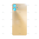 Vitre arrière pour Samsung Galaxy A06 A065F sans objectif, couleur or, OEM