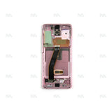 Chassis + Ecran Officiel Service Pack + Vitre pour Samsung Galaxy S20 G980F / S20 5G G981F - Cloud Pink