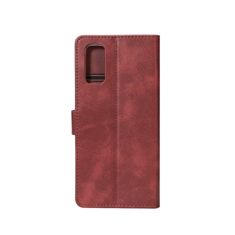 Bibliothèque Rixus pour Samsung Galaxy S20 FE Rouge foncé