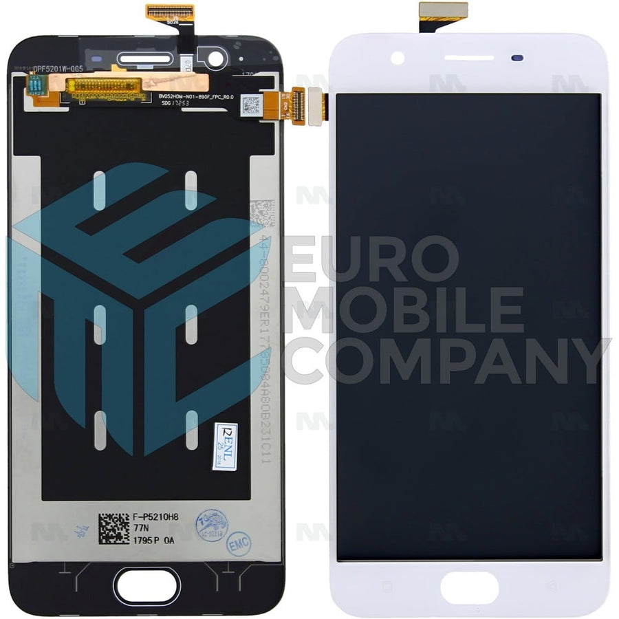 Ecran LCD complet + Vitre pour Oppo A57 - Blanc
