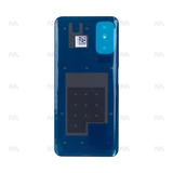 Vitre arrière pour Xiaomi Redmi Note 10 5G sans objectif, gris graphite, Original