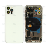 Boîtier pour Apple iPhone 12 Pro avec petites pièces argentées OEM