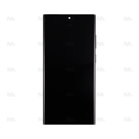 Chassis + Ecran Officiel Service Pack + Vitre pour Samsung Galaxy S23 Ultra S918B - Vert