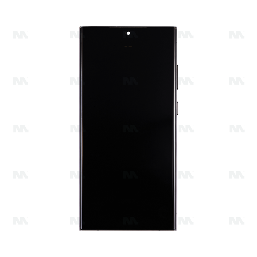 Chassis + Ecran Officiel Service Pack + Vitre pour Samsung Galaxy S23 Ultra S918B - Vert