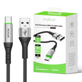 Câble USB-A vers USB-C à déconnexion automatique Rixus RXUC22AC noir