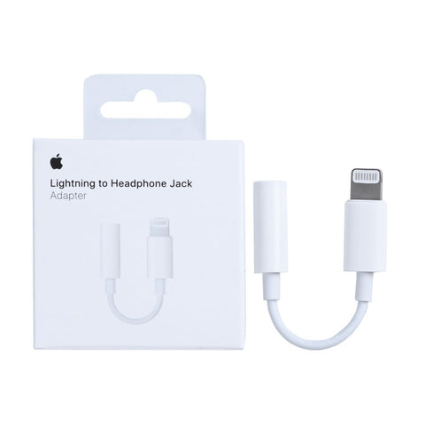 Adaptateur Apple Lightning vers prise jack 3,5 mm 5 cm blanc (MMX62ZM/A)