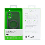 Coque Rixus SnapGrip 360 avec Anneau Support pour Apple iPhone 17 - Noir