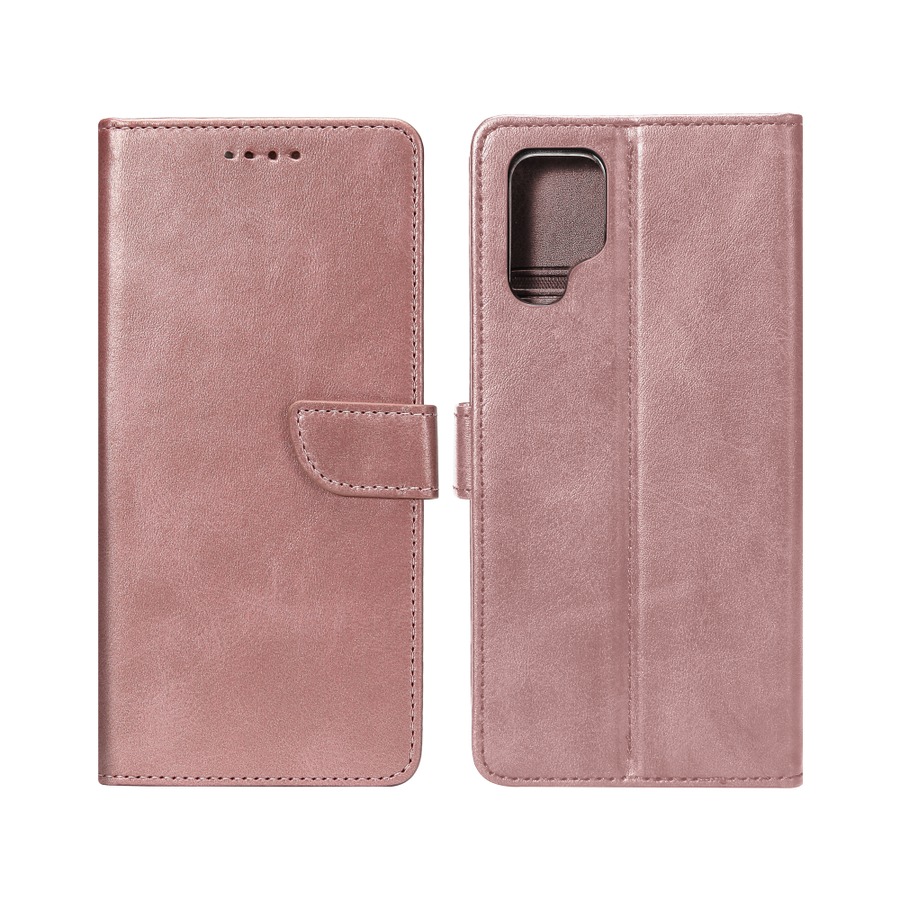 Rixus Bookcase pour Samsung Galaxy S24 Ultra 5G Rose