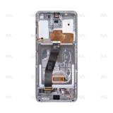 Chassis + Ecran Original Reconditionné + Vitre pour Samsung Galaxy S20 G980F / S20 5G G981B - Cosmic Grey