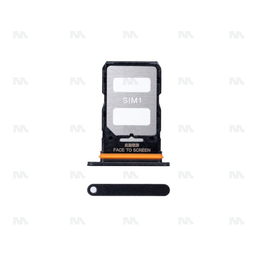 Support pour carte SIM pour Xiaomi Redmi Note 13 Pro Plus 5G - Noir - OEM