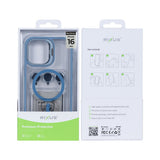 Étui Rixus Classic 03 avec MagSafe pour Apple iPhone 16 Pro bleu clair