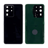 Vitre arrière pour Samsung Galaxy S20 Ultra G988B avec objectif Cosmic Black OEM