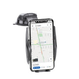 Support réglable pour smartphone Rixus RXHM15 avec ventouse, noir