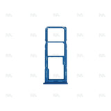 Support pour carte SIM pour Samsung Galaxy A12 A125F - Bleu - OEM