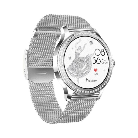 Montre connectée Linewear LW105 argentée