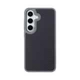 Coque Mag Carbon avec MagSafe pour Samsung Galaxy S25 – Gris titane