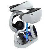 Chargeur double VR PG-P5V001 pour consoles de jeux PlayStation 5 – Noir/Blanc