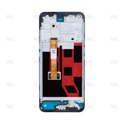 Chassis + Ecran Original OEM + Vitre pour Oppo A53 4G CPH2127 / A53S 4G CPH2139 / CPH2135 - Noir