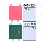 Kit de coques arrière rouge corail avec objectif Original pour Samsung Galaxy Z Flip7 F766B