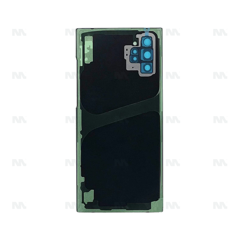 Vitre arrière pour Samsung Galaxy Note 10 Plus N975F avec lentille Aura Blue OEM