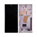 Chassis + Ecran Officiel Service Pack + Vitre pour Samsung Galaxy S23 Ultra S918B Lavender