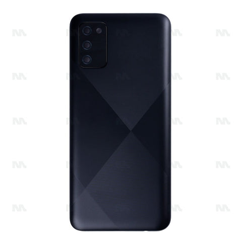 Vitre arrière pour Samsung Galaxy A02s A025F avec objectif noir Original