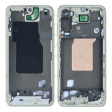 Cadre central jaune citron OEM pour Samsung Galaxy A55 5G A556B