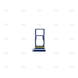 Support de carte SIM bleu OEM pour Samsung Galaxy A17 4G A175F, A17 5G A176B