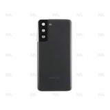 Vitre arrière pour Samsung Galaxy S21 5G G991B avec objectif Phantom Grey OEM