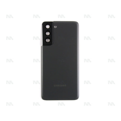 Vitre arrière pour Samsung Galaxy S21 5G G991B avec objectif Phantom Grey OEM