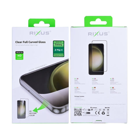 Verre trempé Rixus Clear HD pour Samsung Galaxy Z Flip4