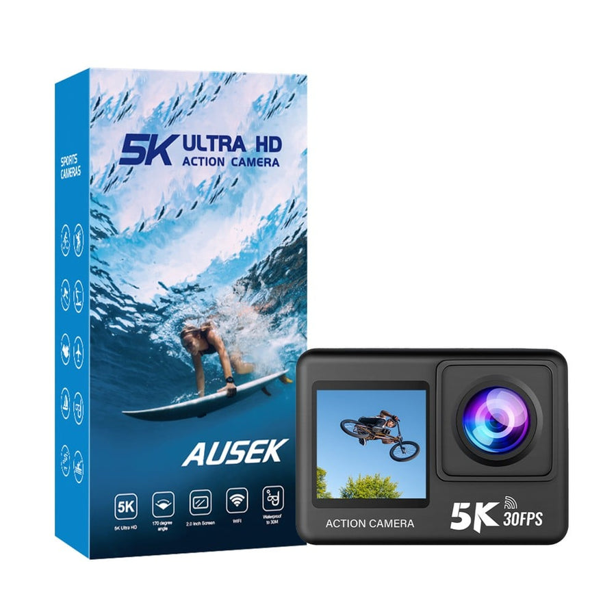 Caméra d'action Ultra HD 5K M60 Noir