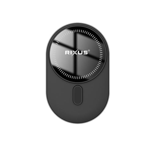 Chargeur de voiture sans fil Rixus RXWC13 Compatible MagSafe 15 W Gris sidéral