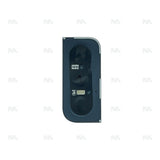 Couvercle d'objectif pour appareil photo Samsung Galaxy S21 5G G991B Anthracite