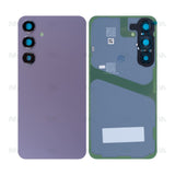 Vitre arrière pour Samsung Galaxy S24 Plus S926B avec objectif violet cobalt OEM