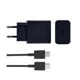 Chargeur Ultra Rapide 45W Samsung EP-T4511XBEGEU avec Câble USB-C vers USB-C 180cm Original - Noir