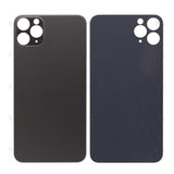 Vitre Arrière pour Apple iPhone 11 Pro Max, cadre de caméra agrandi – Noir – Compatible