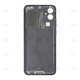 Vitre arrière pour Samsung Galaxy A04e A042F avec objectif - Noir - OEM