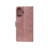 Rixus Bookcase pour Apple iPhone 16 Rose