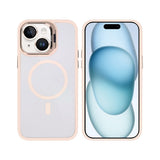 Étui Rixus Classic 03 avec MagSafe pour Apple iPhone 15 rose clair