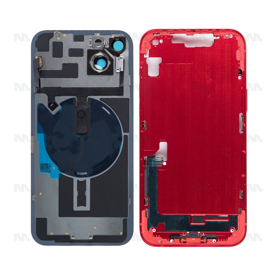 Boîtier pour Apple iPhone 8 Plus avec petites pièces, compatible rouge