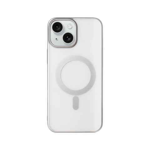 Étui Rixus Instinct Mag pour Apple iPhone 15 Argent