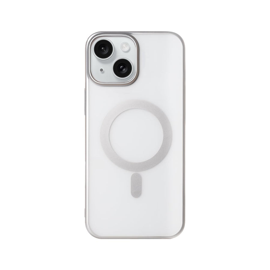 Étui Rixus Instinct Mag pour Apple iPhone 15 Argent