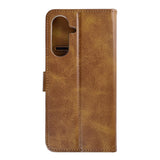 Coque Etui Rixus pour Samsung Galaxy S26 Plus - Marron clair