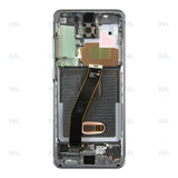 Chassis + Ecran Officiel Service Pack + Vitre pour Samsung Galaxy S20 G980F / S20 5G G981F - Cosmic Grey