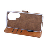 Bibliothèque Rixus pour Samsung Galaxy S26 Ultra marron clair