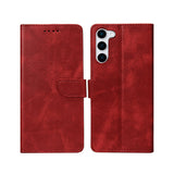 Bibliothèque Rixus pour Samsung Galaxy S23 Rouge foncé