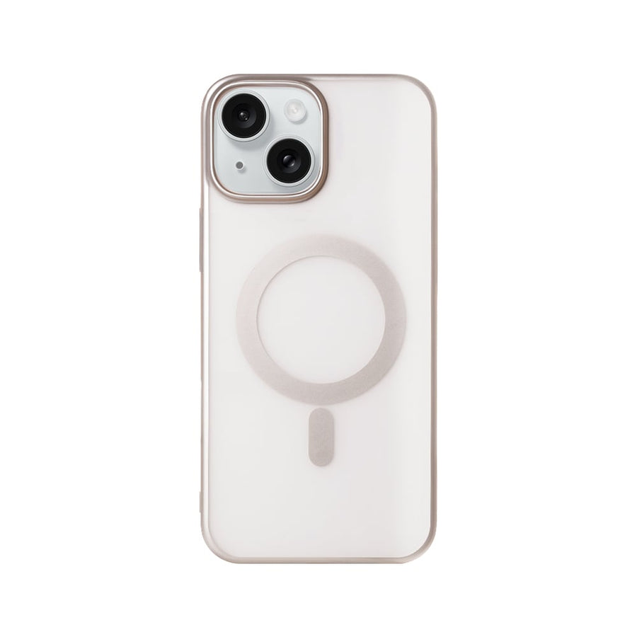 Étui Rixus Instinct Mag pour Apple iPhone 13, 14 Gris titane