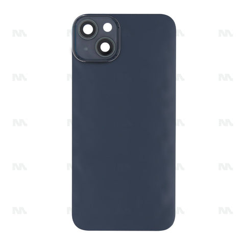Vitre Arrière sans NFC pour Apple iPhone 14 Plus, bloc complet de caméra agrandi Midnight Compatible